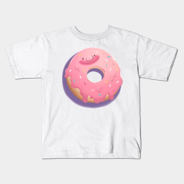 Donut Blobby Kids T-Shirt by Art By Ridley